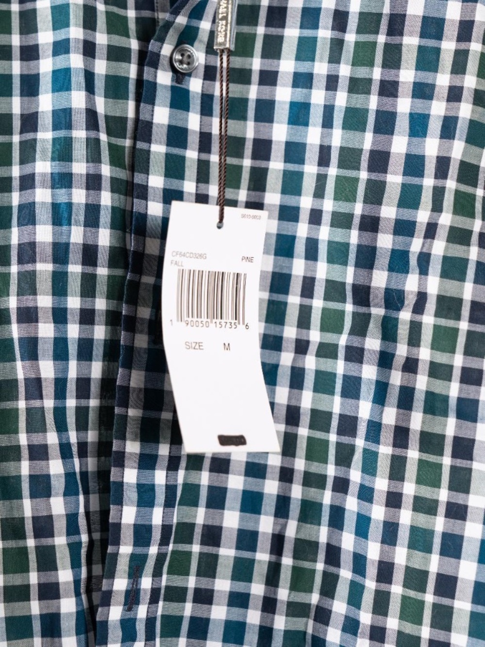 Michael Kors plaid button down - Picture 4 of 4